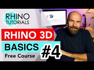 RHINO TUTORIAL - Basics session part #4 of 6