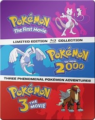 Pokémon: The Movies 1-3 Collection Blu-ray (SteelBook)