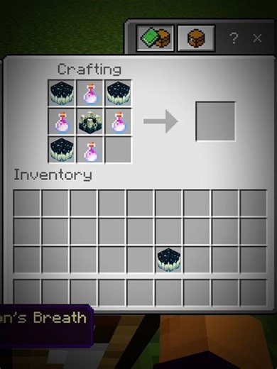 How to make Minecraft craft warden Head 💀 #shorts