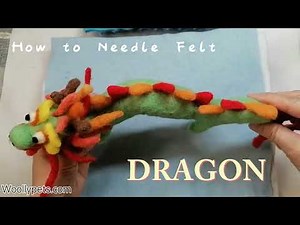 How to Needle Felt a Chinese Dragon - Part 1