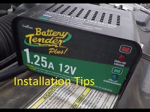 Battery Tender Installation Tips