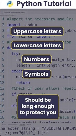Random Password Generator in Python! | Python Projects Ideas