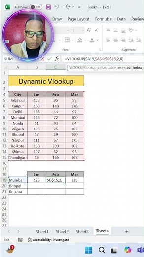 😱How to Use Dynamic Columns in VLOOKUP |🔥Dynamic VLOOKUP in Excel |💥Master VLOOKUP in Excel #excel