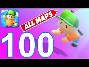 Stumble Guys - Gameplay Walkthrough Part 100 - All Maps (iOS, Android)