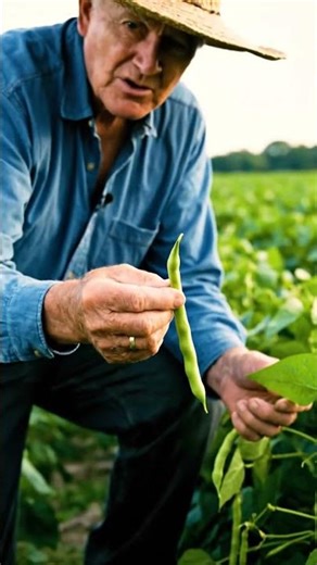 🌿 Bean Picker ASMR | Fresh Green Beans Harvest in Countryside Fields | Smart Foods 🍃