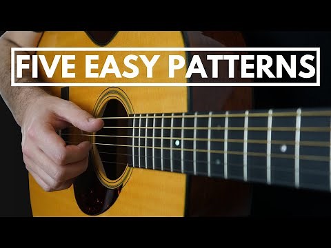 5 Easy Fingerpicking Patterns - Perfect for Beginners (TABs)