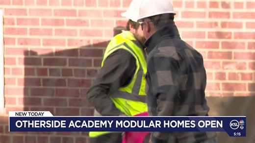 Ground broken for Utah's first modular apartment complex designed to help the homeless