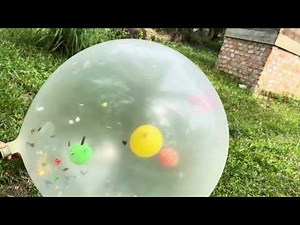ROCKET BALLOON EXPLOSION! Colorful Balloons Explode Beautifully in Slow Motion! 🎈🔥