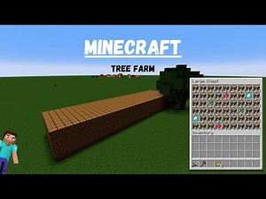 How to Build an Efficient Wood Farm in Minecraft! 🌲 [Complete Tutorial]