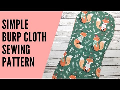 Easy and Free Burp Cloth Pattern