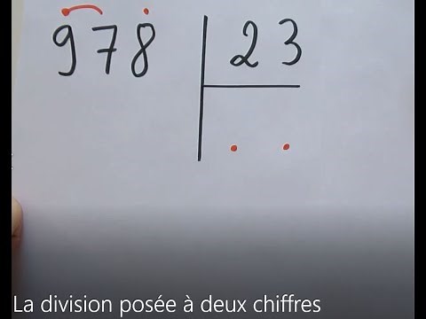 Division posée à deux chiffres CM1