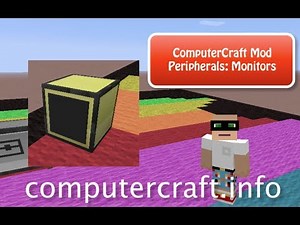 Minecraft ComputerCraft Mod: Periperals & Monitors in Lua