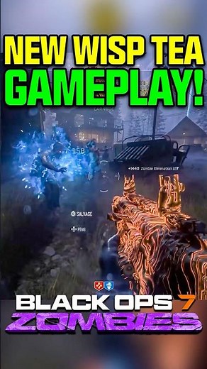 NEW Wisp Tea PERK Gameplay in Black Ops 7 Zombies!