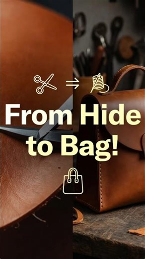 “From Raw Leather to Luxury Bag – Complete Tutorial”