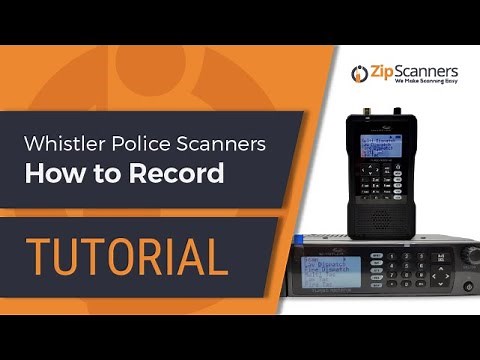 Whistler Police Scanner | How to Record
