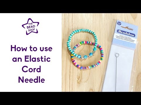 How to use an elastic cord needle