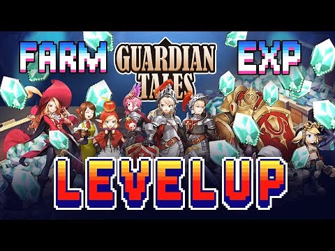 How to level up fast in Guardian Tales - EXP DUNGEON grinding excess Coffee Stamina 가디언테일즈