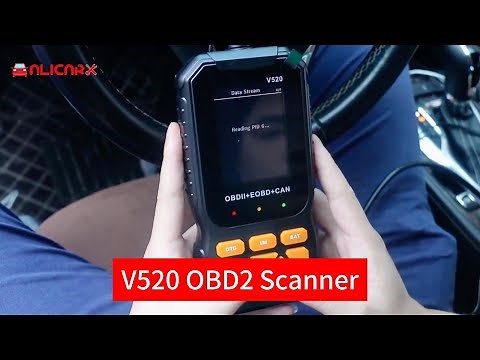 V520 OBD2 Scanner Professional Auto Engine System Lifetime Free Automotive DTC Lookup Code Reader