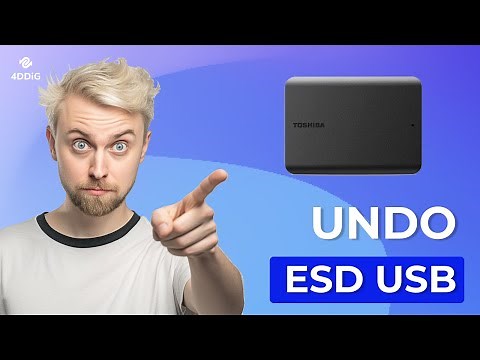 3 Proven Ways to Fix External Drive Turned Into Esd-USB| Restore ESD Drive Back into NTFS Drive