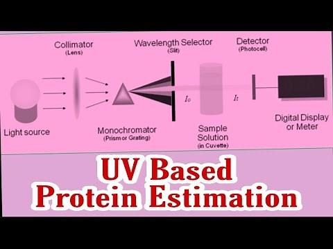 UV Absorption Method of Protein Estimation | Protein Assay | Dr. Nagendra Singh | PENS#37