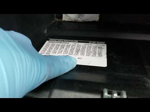 HOW TO FIND YOUR INTERIOR RPO TRIM COLOR CODE ON YOUR GM VEHICLE GLOVE BOX TAG LABEL