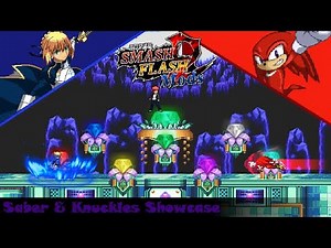SSF2 Mods Showcase: Knuckles v2 & Saber (Sonic the Hedgehog+Fate series) by GreenGalaxio & Zzziref07