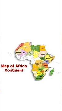 Map Of Africa Continent