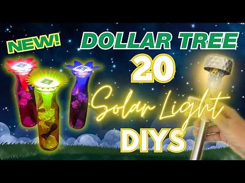 🔆 20 Solar Light Dollar Tree DIYS That’ll Make Your Porch Twinkle, Glow & Shine Bright!