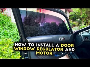 How To Install A Car window regulator and Motor || Easy Step By Step Guide. Fixit episode 10
