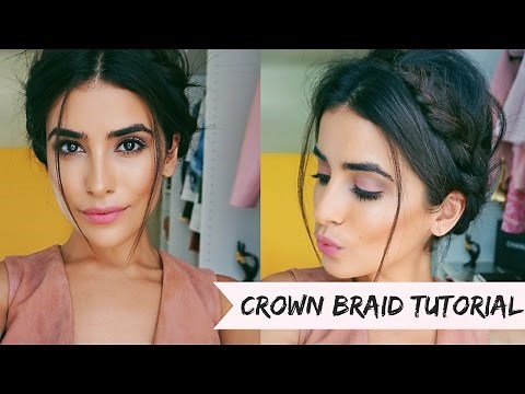Crown Braid Hair Tutorial (EASY)