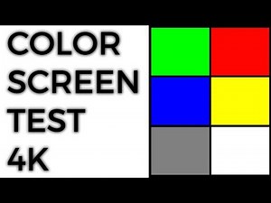 COLOR SCREEN TEST (4K)