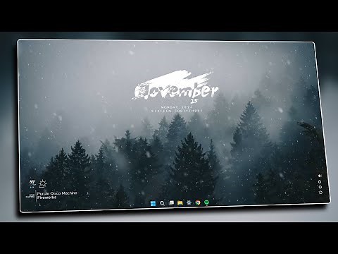 How To Make Your Desktop Look Aesthetic! Desktop Customization for Windows 10 and 11!