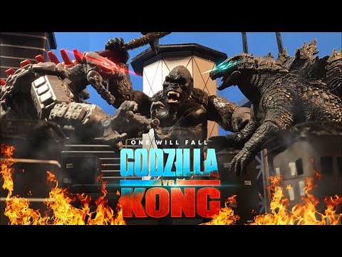 GODZILLA VS KONG VS MECHAGODZILLA - Stop Motion Battle