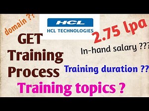 Hcl Get training process| Hcl Get training topics |Graduate engineer trainee # hcl #hcl GET#GET life