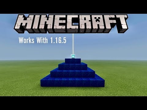 How To Build A Lapis Beacon In Minecraft 1.16.5
