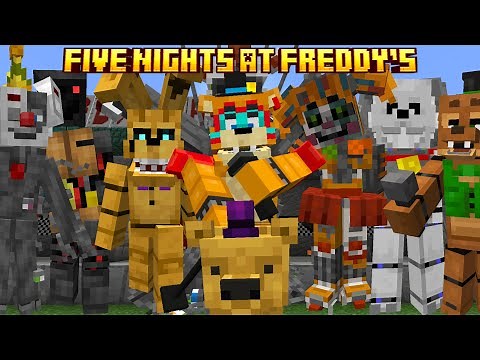 THIS MINECRAFT FNAF MOD GOT A HUGE UPDATE! (Fnaf Management Wanted Mod Showcase)