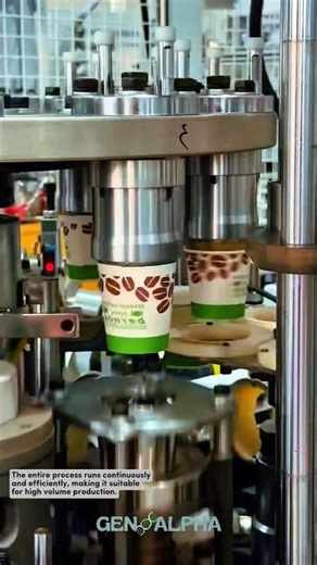High Speed Paper Cup Making Machine #manufacturing