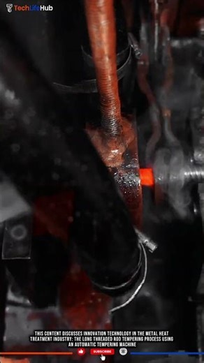 Innovation Technology Long Threaded Rod Tempering: Automatic Continuous Induction Machine