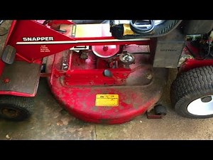 Snapper Riding Mower Idler Pulley Replacement