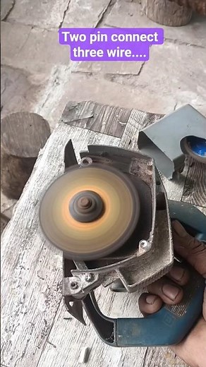 connecting a two-pin plug to a three-core wire" ya "how to connect three wires to a two-pin