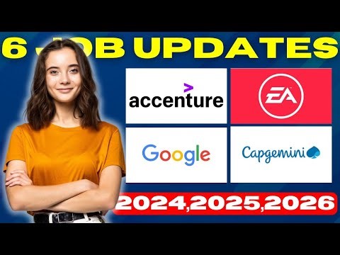 GOOGLE, CAPGEMINI, ACCENTURE, EA HIRING FRESHERS | 2024, 2025, 2026 Batch | MEGA HIRING | Apply Soon