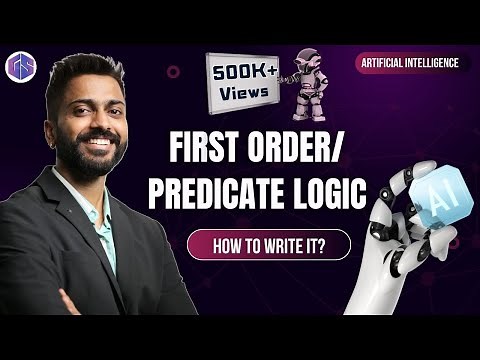 How to write First order/Predicate logic | Artificial Intelligence