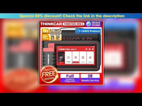 THINKCAR Thinktool Mini Mini 2 CANFD Car Diagnostic Tool Obd2 Scanner Auto VIN Diagnosis Full
