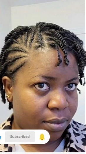 Elegant Protective Braids on Short Natural Hair | Easy African Hair Tutorial 💕 | @fidiasglowglamhair