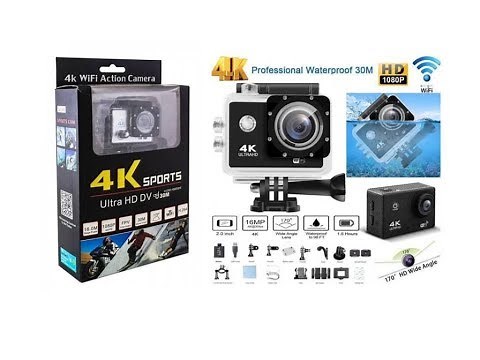 4K Sports Ultra HD DV Camera With Wifi I Unboxing and Footage Review I 4K Video Test I