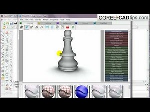 CorelCAD - First look at the 3D revolve feature