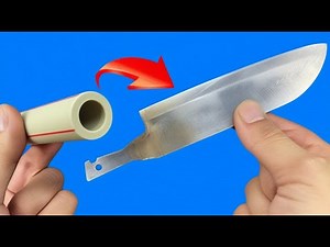 Don't waste your old, broken PVC pipes! I will show you how to do this using your old knife handle