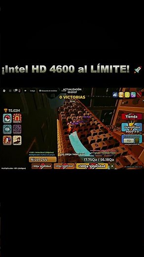 ¡El truco PRO para jugar Roblox con Intel HD 4600! ⚡