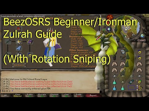 [2021] Beginner/Ironman Zulrah Guide (Trident, RCB, Lunar Spellbook Requirements)