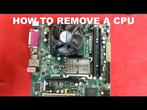 HOW TO REMOVE INTEL CPU/PROCESSOR (tear down).